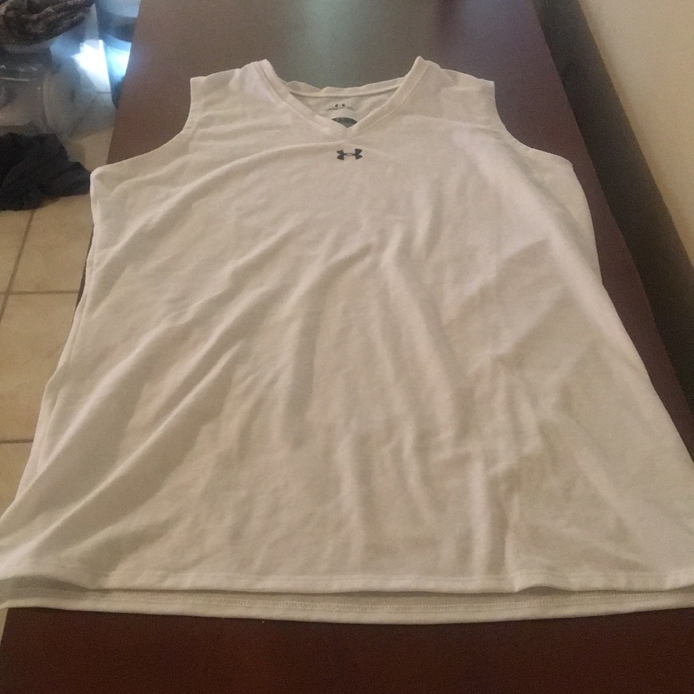 White Athletic Tank